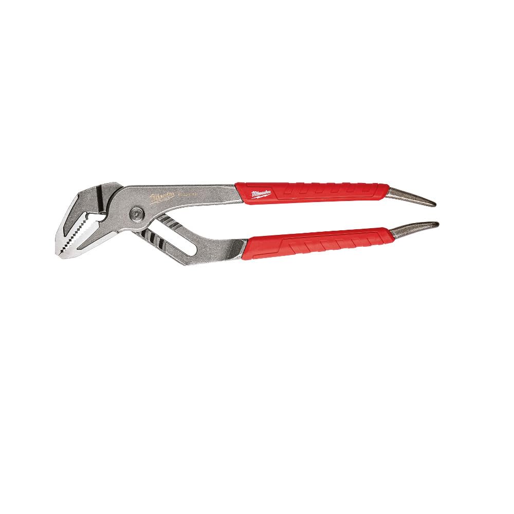 48-22-6310 10", Straight Jaw Pliers with Ream & Punch Exposed Metal Handles & Precision Ground Plier Head