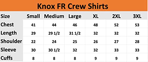 Knox FR Shirts for Men | Double Stitched Long Sleeve Crew Flame Resistant Shirt | NFPA2112 Welding Shirt(Tan - Large)