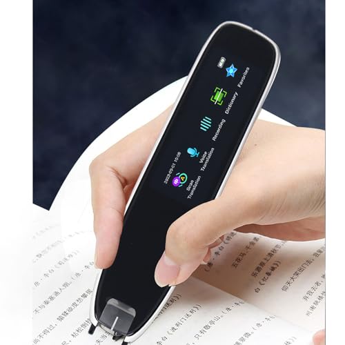 HURRISE Smart Voice Translator Pen,Translation Scanning Pen for Students, Dyslexia,13 Language Translating Device,White International Edition Translation Scanning Pen