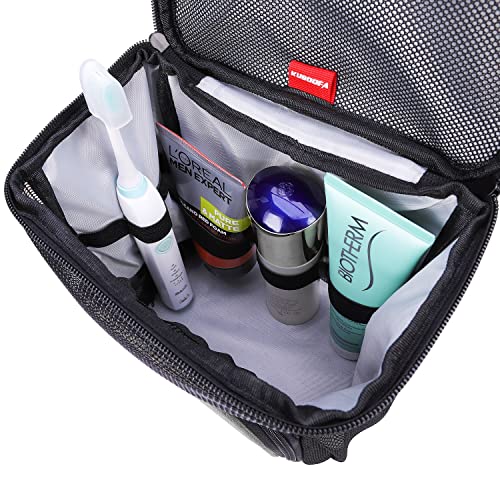 KUSOOFA Shower Caddy Tote,Quick Dry Shower Bag Dorm Room Essentials for College Student Girls Boys,Hanging Mesh Shower Caddy Portable for Summer Camp,Travel,RV Essentials,Shower Bag for Women Men