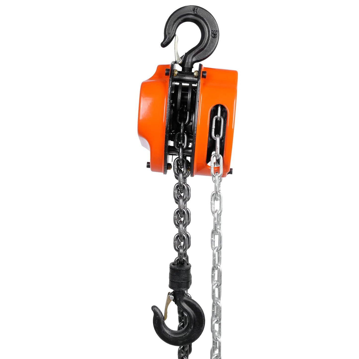 VEVOR Hand Chain Hoist, 1 Ton 2200 lbs Capacity 20 FT Come Along, G80 Galvanized Carbon Steel with Double-Pawl Brake, Auto Chain Leading & 360° Rotation Hook, for Garage Factory Dock