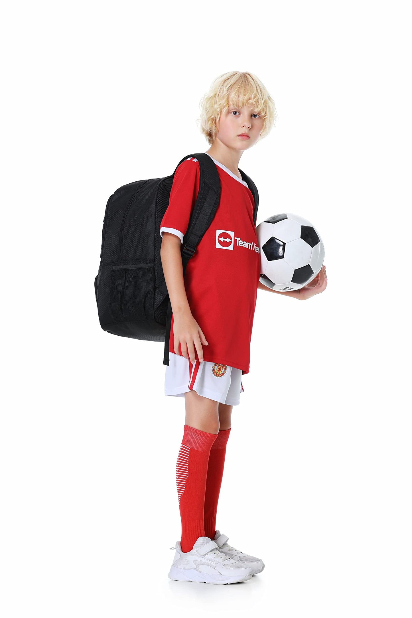 Hsmihair Youth Soccer Bag-Soccer Backpack & & Backpack for Football Volleyball Basketball,with Ball Compartment and Separate Cleat Training Package