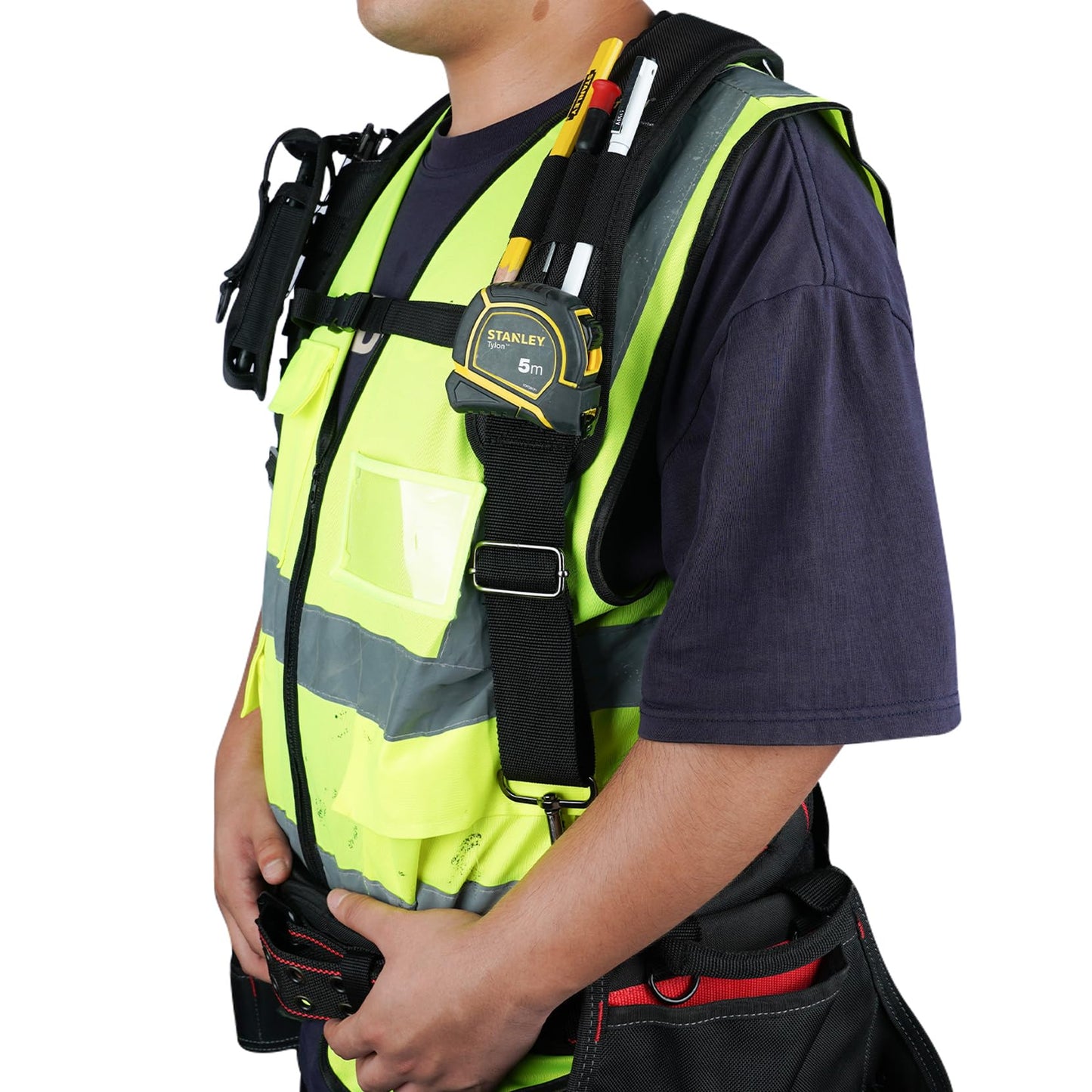 MELOTOUGH Tool Belt Suspenders Work Belt Suspenders for Men Big and Tall Construction Bag Suspenders Padded Work belt Suspenders for Carpenter/Electrician/Roofing/Farmer work(Y Back)